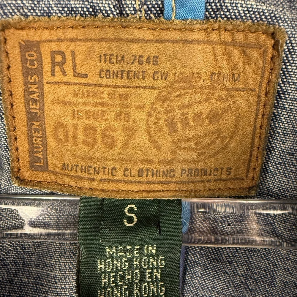 Ralph Lauren hooded Jean coat size small - Picture 2 of 13